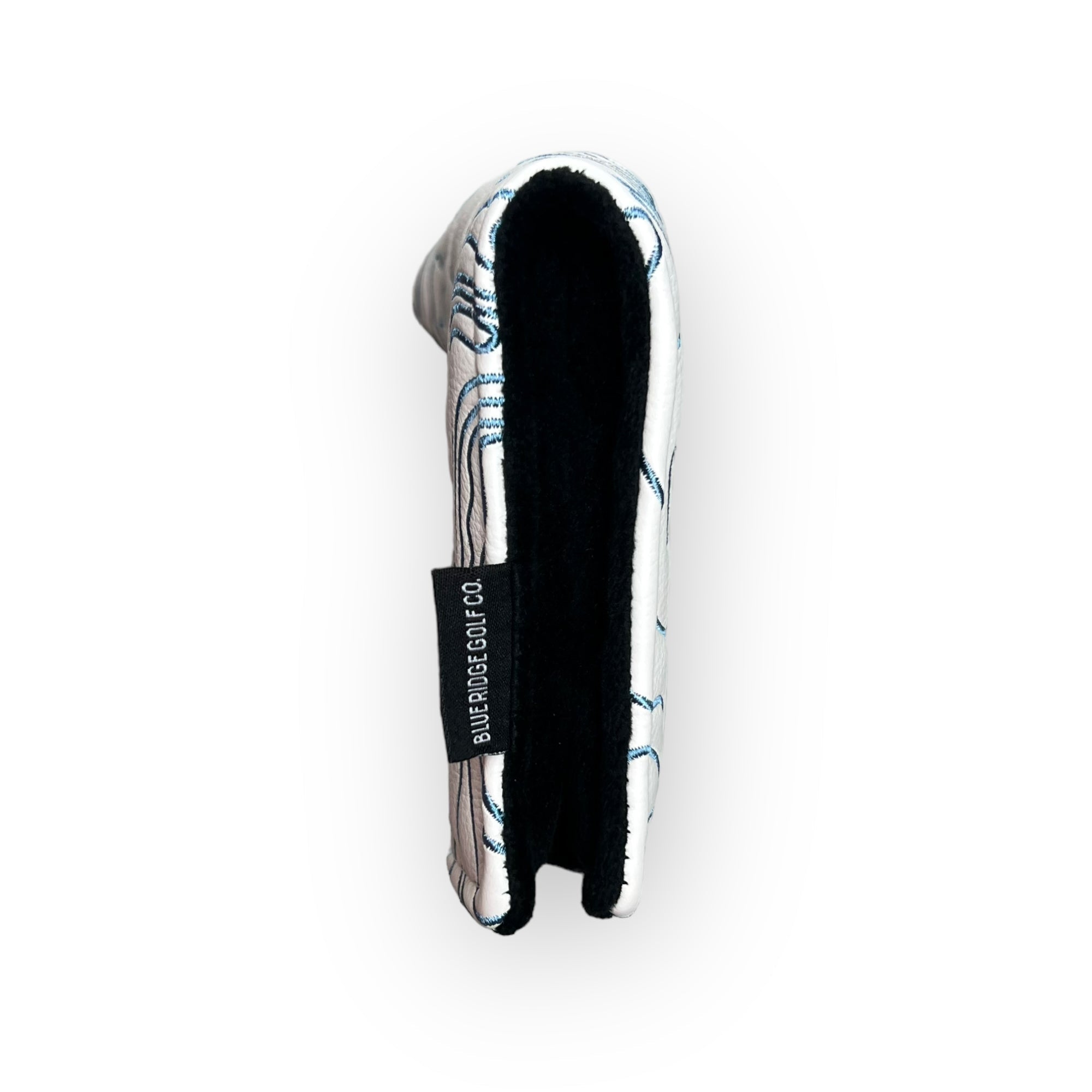 Topographic Edition - Pure White / Embroidered Carolina Blue