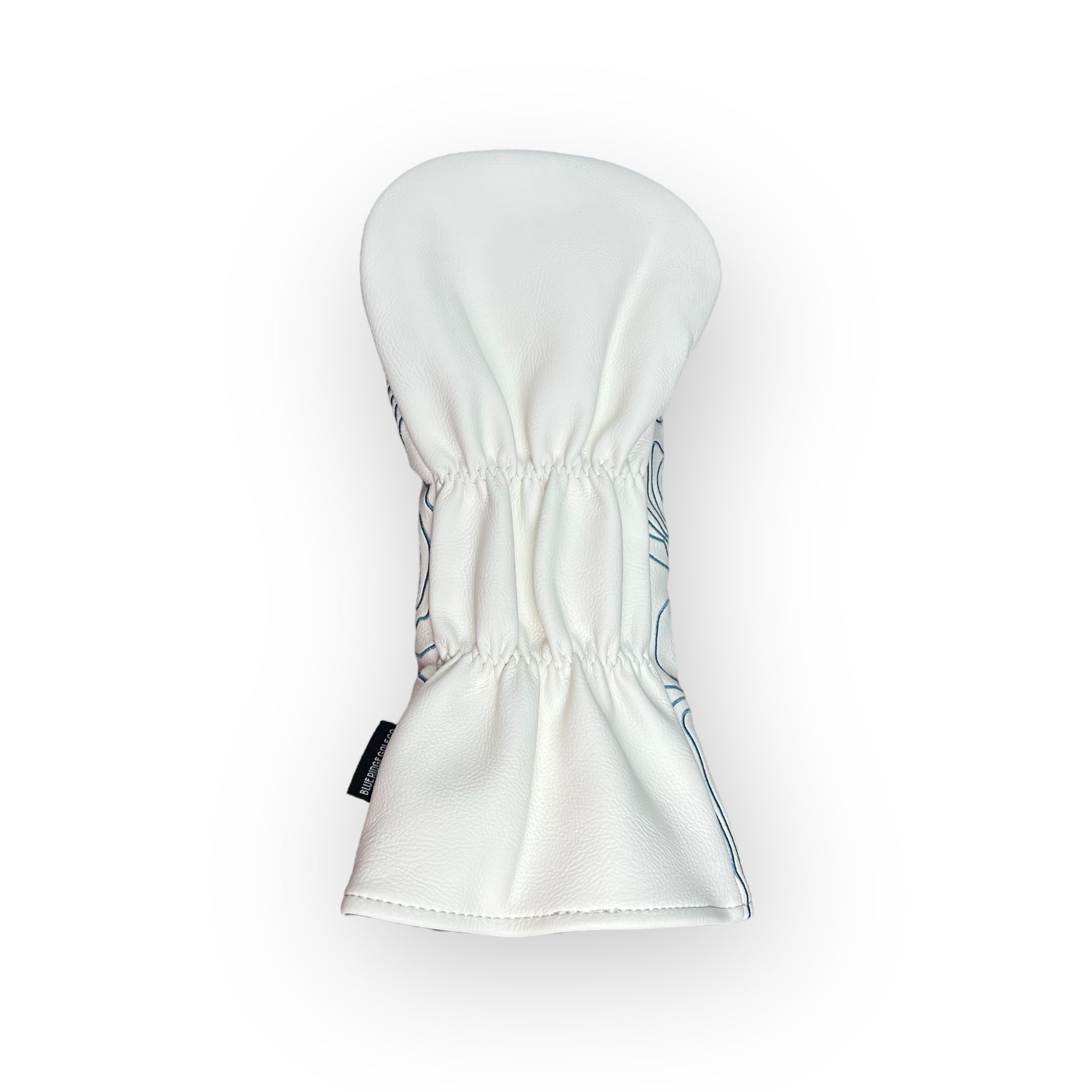 Topographic Edition - Pure White / Embroidered Carolina Blue